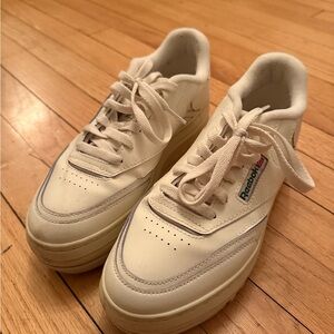 Reebok Cream platform Sneakers